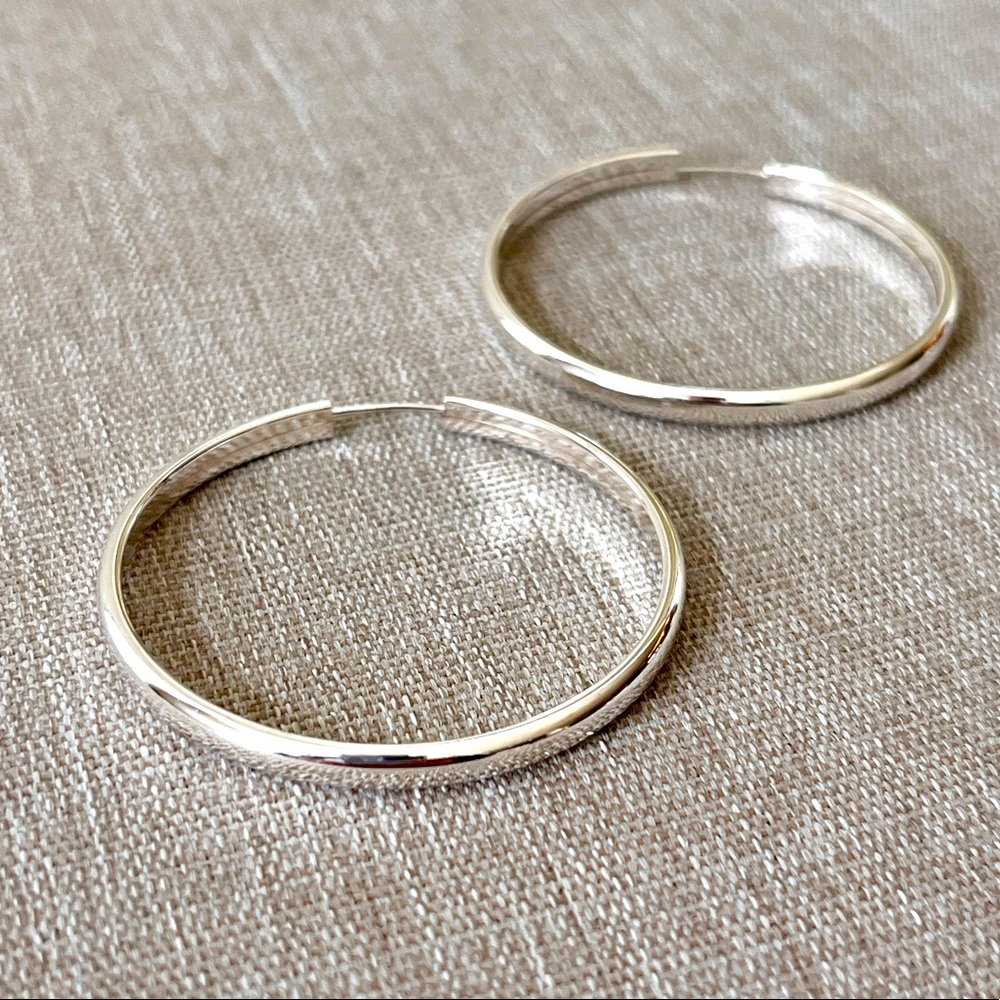 Vintage Silpada 2” Hoop Earrings